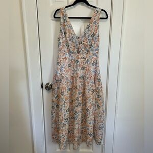 Joie Multicolor Floral Midi Dress